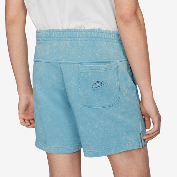 Nike Men's Shorts JDI Sportswear Fleece Athletic Just Do It Blue Size Small - Picture 2 of 2